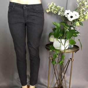 FOREVER 21 Dark Gray High Rise Skinny Jeans